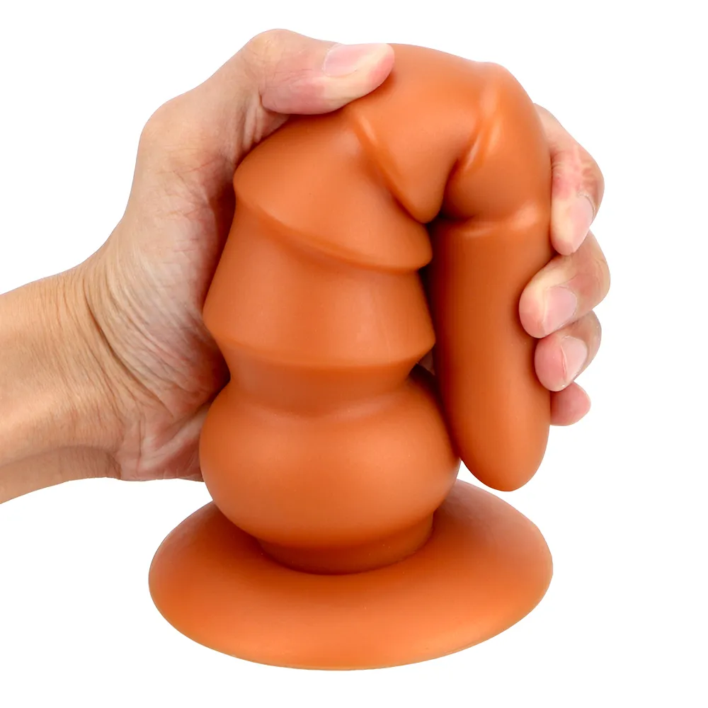 Olo pagod anal plugg rumpa expansion super enorm stimulering stora dildo sexiga leksaker för kvinnlig man vagina onani