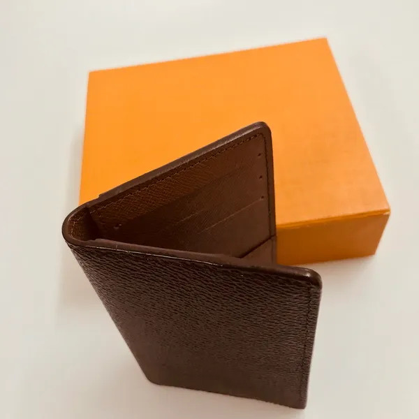 M60502 Pocket Organizer Designer Designer Mens Slim Slind Sluend Multiple Brazza Marco Mini Bi-Fold Zippy XL Cakle Case Cake Couck