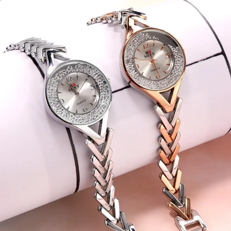 Armbanduhren Design Casual SOXY Quarzuhren Feminino Relogio Armband Frauen Uhr Emale Uhr Zegarek DamskiWristwatches297f