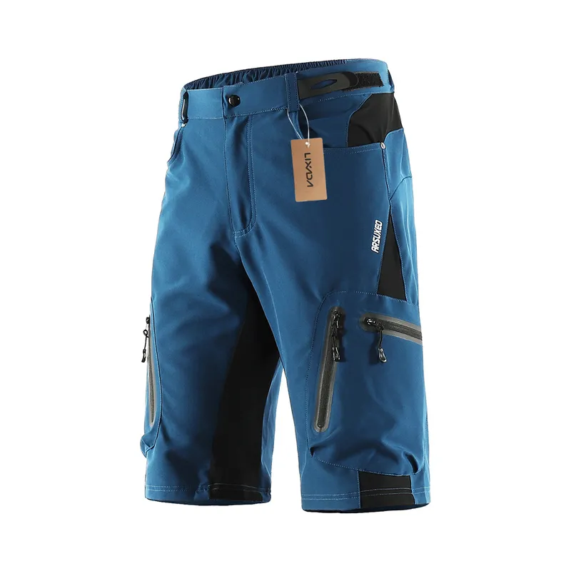 TOMSHOO Pantaloncini da ciclismo Uomo Baggy Traspirante Sport all'aria aperta MTB Bike Running Pantaloni corti Ciclismo 220721