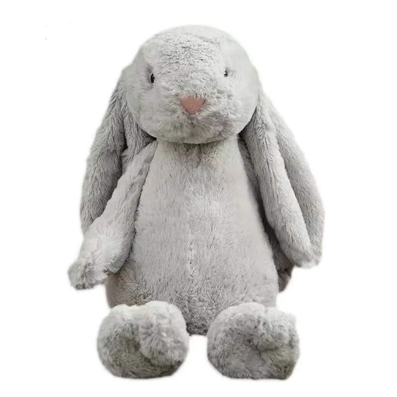 Animali di peluche morbidi Bambini Coniglietto lungo orecchio che dorme Simpatico cartone animato Peluche Bambole Regalo di compleanno bambini 220629