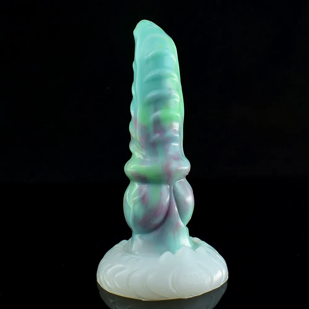 Licker New Limited Edition Multi Color Alien Big Dildo Soft Silicone Anal Plug G Spot Stimulate For Women Fantasy sexy Toy