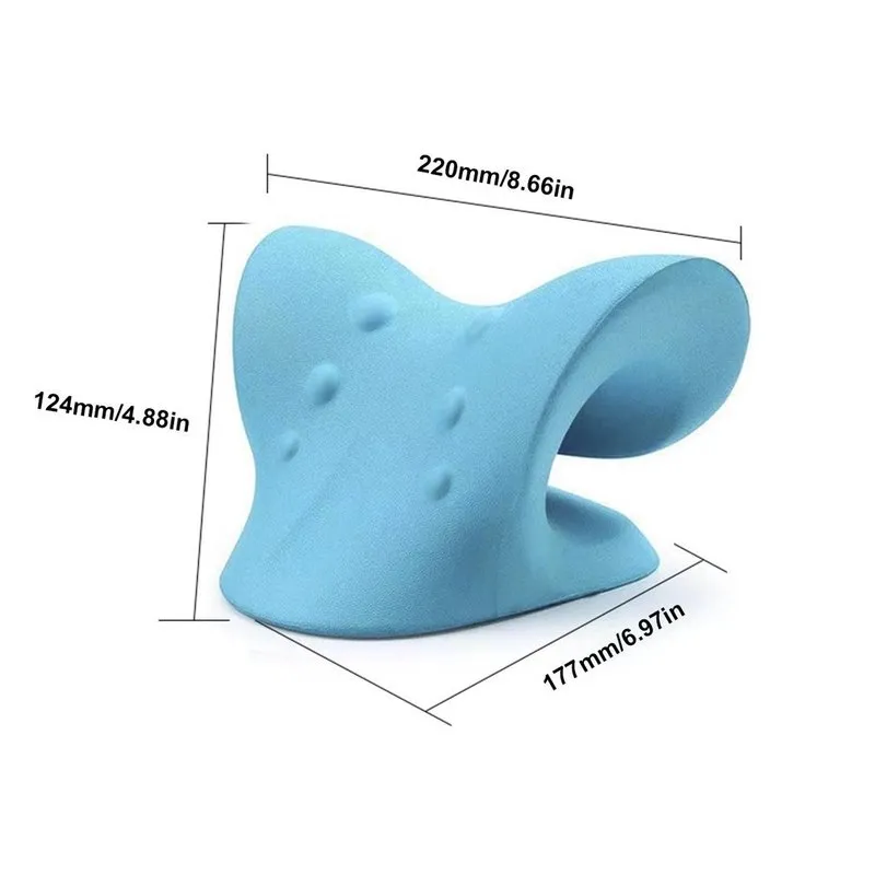 Pillow Neck Shoulder Relaxer Cervical Traction Device For TMJ Pain Relief Cervical Spine Alignment Chiropractic Neck Stretcher 220623