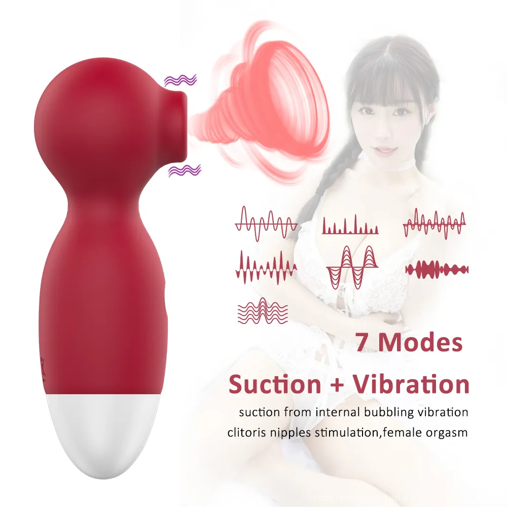 Clit Zuigen Vibrator Massage sexy Speelgoed voor Vrouw 7 Multi-speed Erotische Vagina Tepel Mini sexyy Product Oplaadbaar