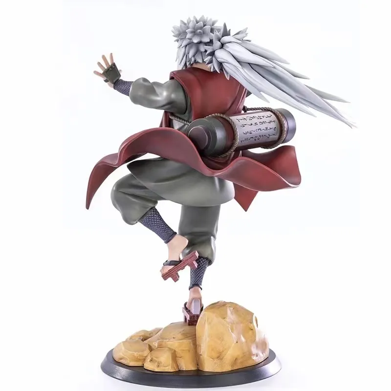 19cm Shippuden Anime Figürü Jiraiya Gama Sennin Heykeli PVC Aksiyon Figürleri Figürin İçin Model Koleksiyon Oyuncak Şekil 220520