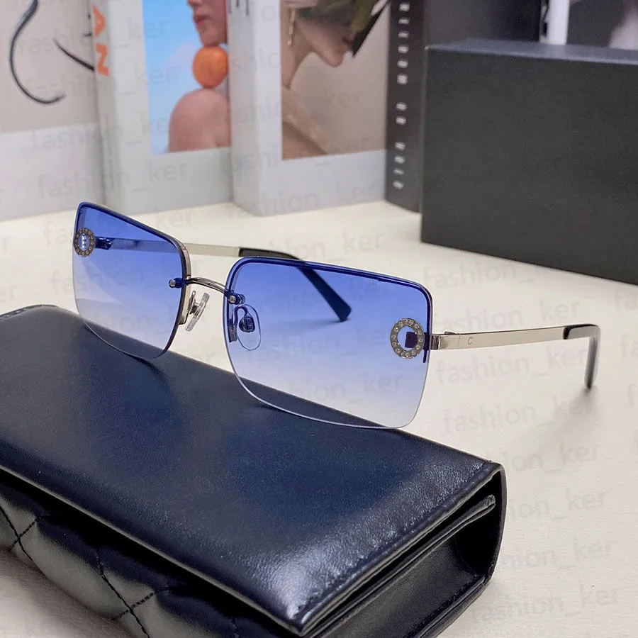 Designer-Sonnenbrille, Sommer-halbrandlose Brille, Mid-Century-Modern-Stil, Brille für Herren und Damen, 5 Farben, hohe Qualität214t