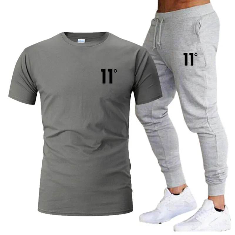Selling Men's Sweatshirt Pants Set Casual Sportswear Basketball Wear Summer Sportswear Brand Suit 11C 220609