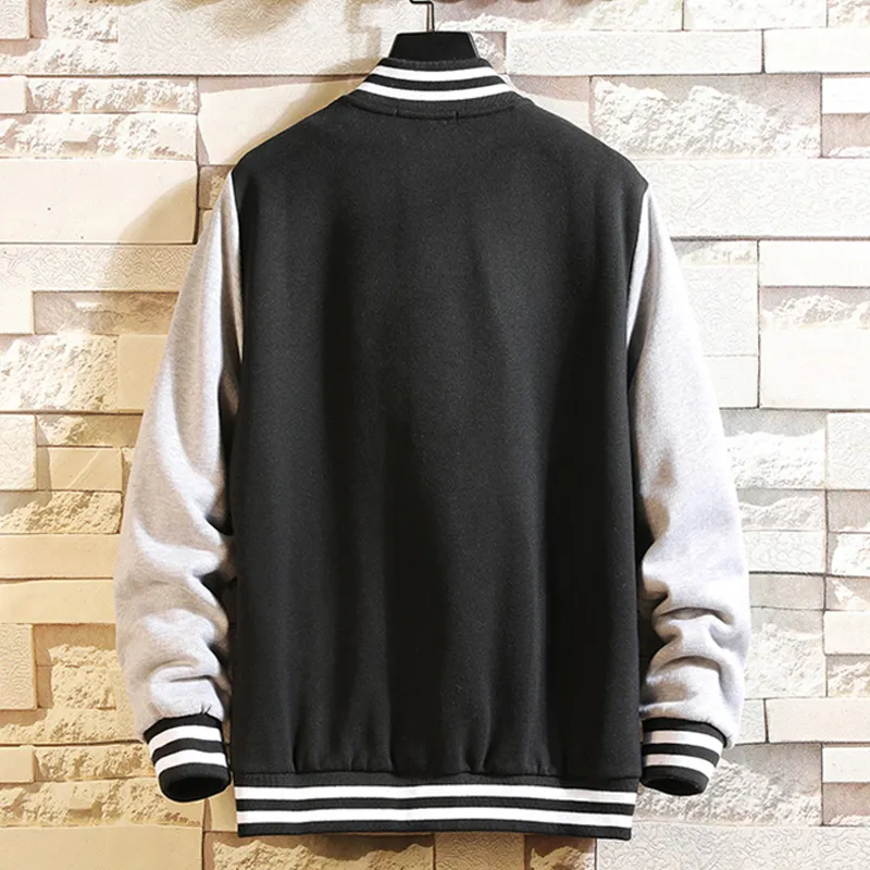 Supzoom Arrivée Lettre Imprimer Coton Top Mode Simple Poitrine Casual Bomber Baseball Veste Lâche Cardigan Manteau 220816