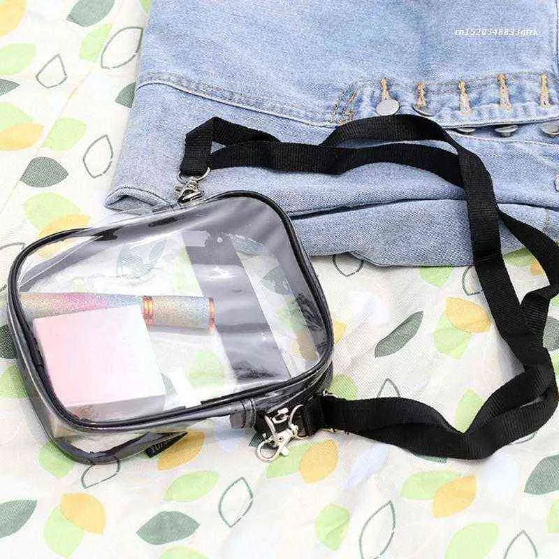Clear Crossbody Purse Bag Stadium Approved Gym Clear Shoulder Tote Bag for Women Hot 220608