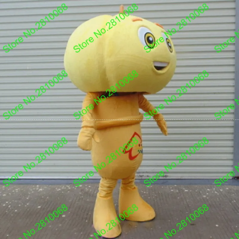 Mascot Boneca Fato Syflyno Faça Eva Material Capacete Verde Laranja Abóbora Mascot Trajes Crayon Dos Desenhos Animados Vestuário Festa de Aniversário Masquerade 9