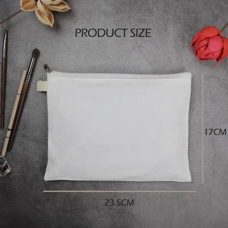 Bridesmaid Make Up Craft Pouch Organizer For Cosmetics School Pencil Cases Name Large Canvas Custom Cosmetic Bag 220704