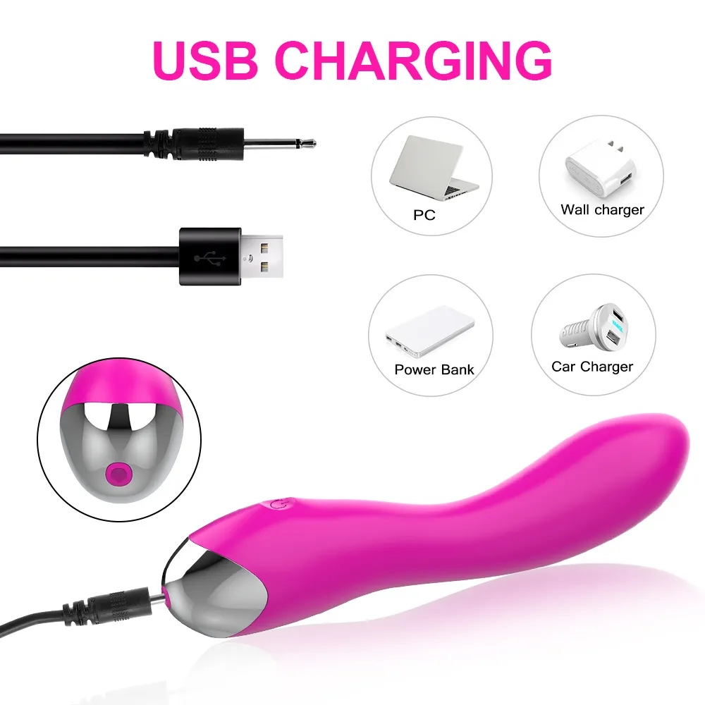 TVAINE 20 vitesses masseur Vaginal USB charge G Spot vibrateur AV baguette jouets sexy pour femme masturbateur féminin stimulateur clitoridien