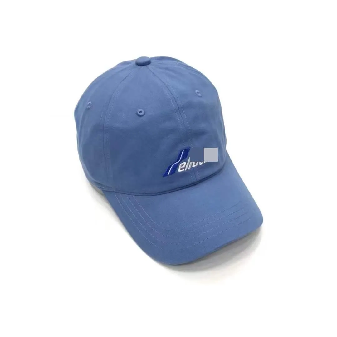 Gierige rand hoeden Korea Hoge versie van het tide -merk Welldon honkbal cap cotet cap letter ins