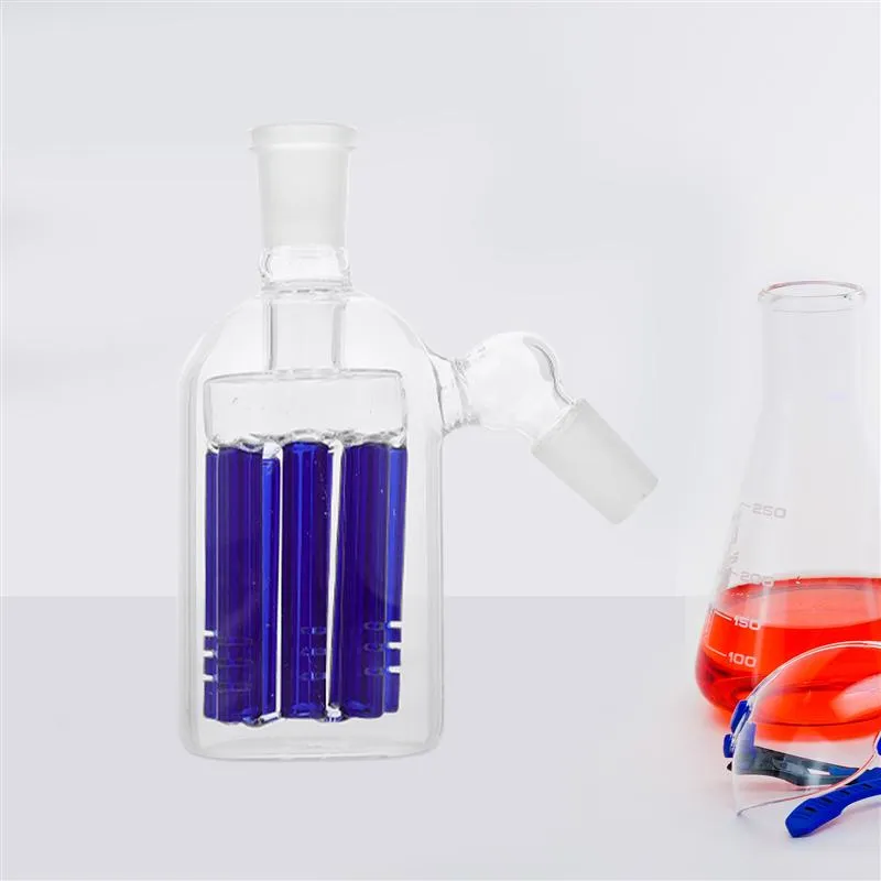 Accessori fumatori pipa ad acqua con giunto maschio da 14 mm Percolatori in vetro borosilicato ad alta concentrazione di 45 gradi adattatore di collegamento da laboratorio Bong