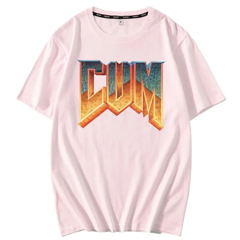 Doom Cum Shirt Vintage Grafisches T -Shirt für Männer reine Baumwolle 100 T -Shirt Männer Sommer Mode Kurzarm T -Shirt Männer Euro Größe 2207188499