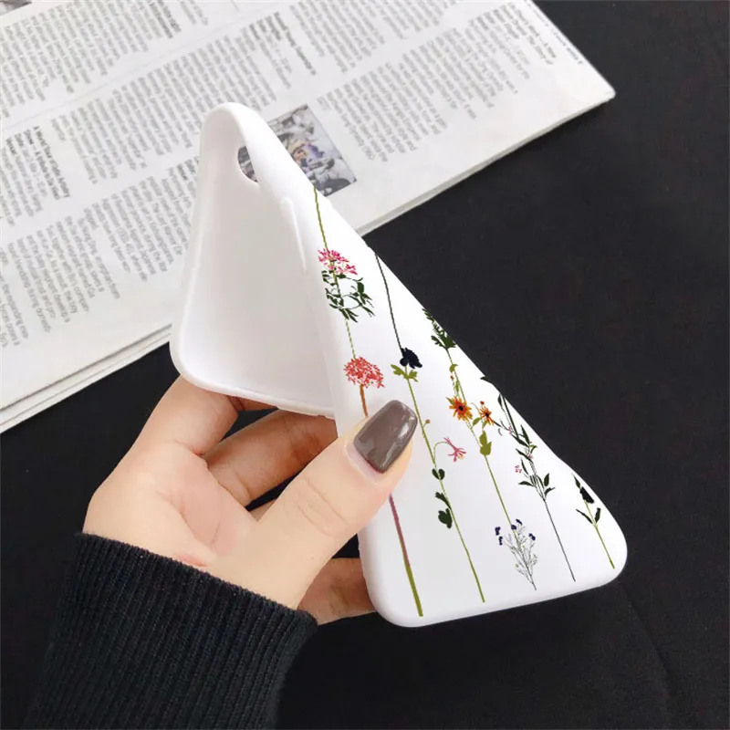 Daisy Soft TPU Cases For Xiaomi Poco X3 NFC F3 Mi A3 10T Redmi Note 10 9 9S 9T 8T 8 5 6 9A 7A 7 Pro Lite Capa Phone Cover