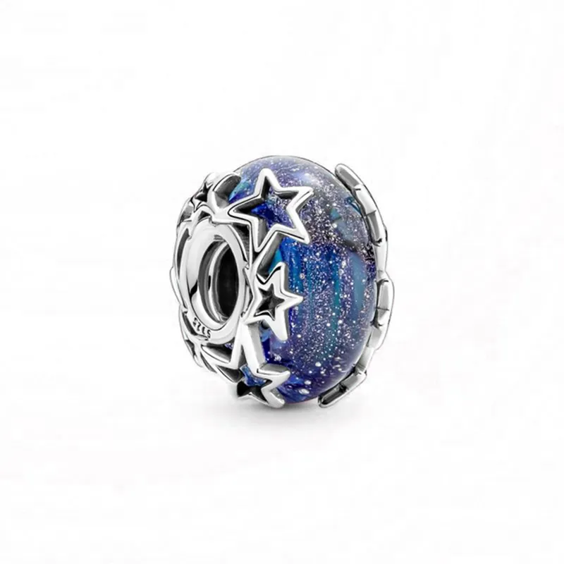 TrendSeting Ny 925 Sterling Silver Ocean Blue Turtle Charm för Original Pandora Charm Armband DIY Women's Jewelry Summer Collection