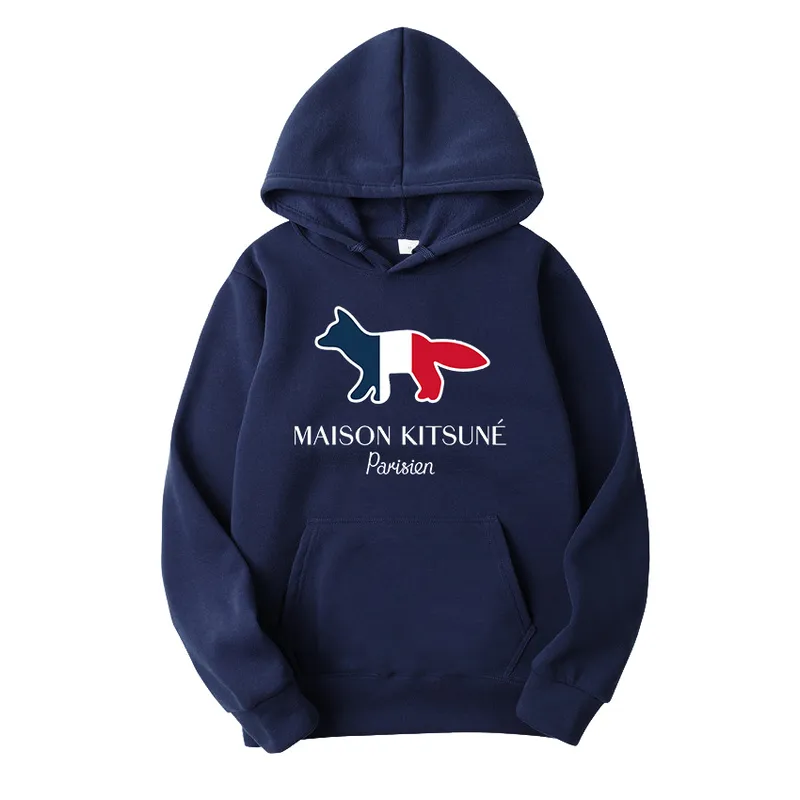 MAISON Printed Mens Hoodies Casual Classic Long Sleeve Pullover Hoodie Man Sport Fashion Graphic & Sweatshirts S-4XL 220402