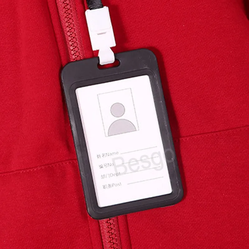 Красочные держатели идентификационных карт держатель визитных карточек держатель прозрачных пластиковых карт студентов -работников обложка с Lanyard BH7010 TYJ