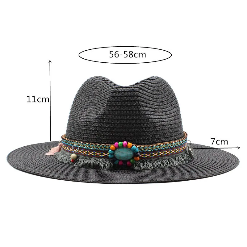 Mode panama för kvinnor män 7 färger jazz fes cooling sol hattar sommar andas elegant damparti hatt grossist 220617