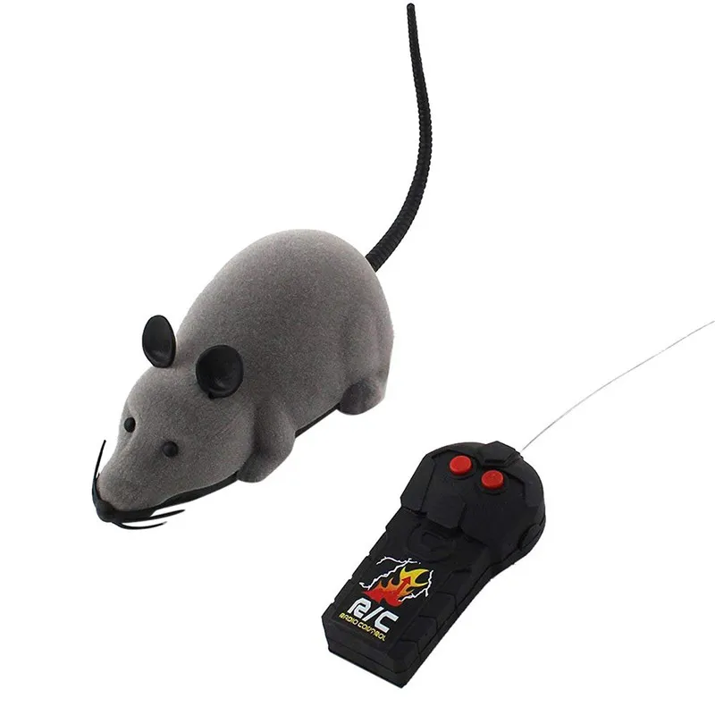 RC Funny Wireless Electronic Remote Control Mouse Rat Pet Toy for Kids Gifts toy Toys Drop 220418