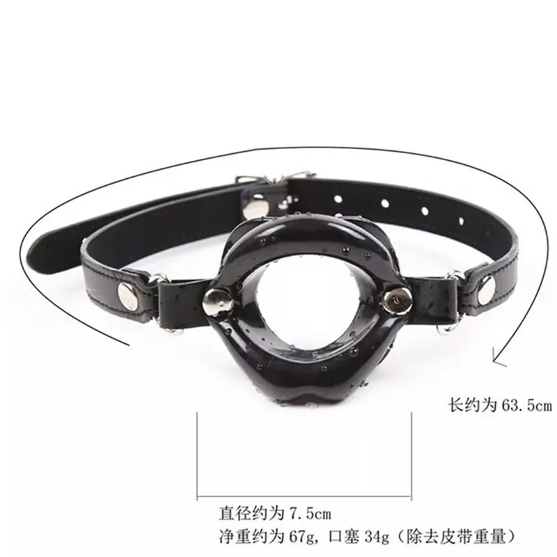 Giocattoli adulti Prodotti del sesso Lotti Gag Ball Bdsm Sex Bondage Set Bocca aperta Gag Accessori esotici Giocattoli del sesso le donne 220817