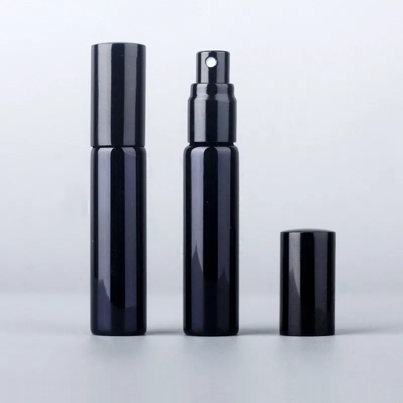 10/20/30/50 / 10ML Bouteille de parfum rechargeable en verre UV portable avec des bouteilles de pulvérisation d'atomiseur en aluminium Échantillon de contenants vides 220711