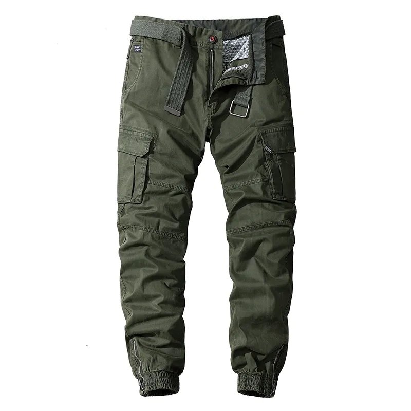 Pantalon cargo hommes Hip Hop Streetwear Jogger pantalon mode pantalon multi-poches décontracté Joggers pantalons de survêtement 220325