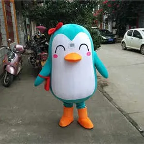 Mascote boneca traje adulto novidades animal mascote traje madagascar pinguins mascote traje personagem de desenho animado mascotte fantasia vestido carnaval