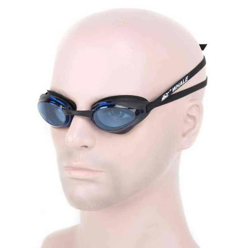 الكبار المهنية سباق نظارات السباحة المضادة للضباب عالية الوضوح شفافة سيليكون نظارات الغوص انخفاض مقاومة الماء G220422