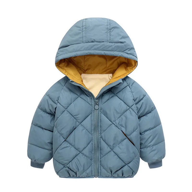 Мальчики куртки дети с капюшоном верхняя одежда для девочек теплой одежда детская мода детские творки на молнии 220826