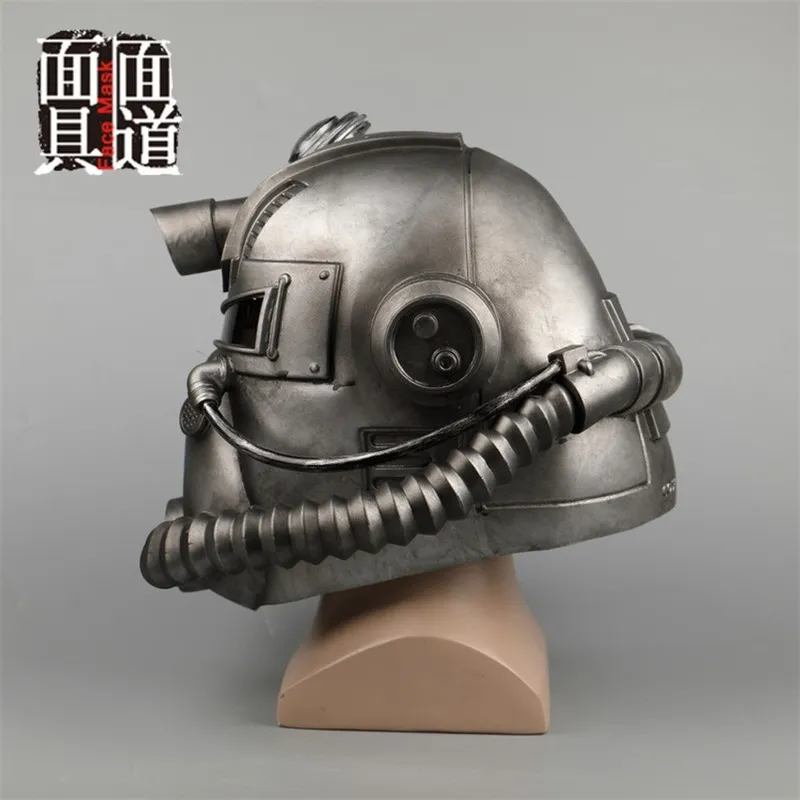 Gioco Power Armor Cosplay Casco indossabile T-51 Casco Cosplay Fall Out Casco fatto a mano Puntelli di Halloween adulti 220812