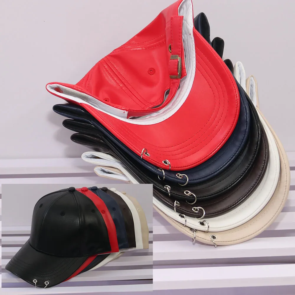 Nieuwe leren snapback-petten Exclusief ontwerp op maat Merken Cap heren dames Verstelbare golf-honkbalhoed casquette hats261I