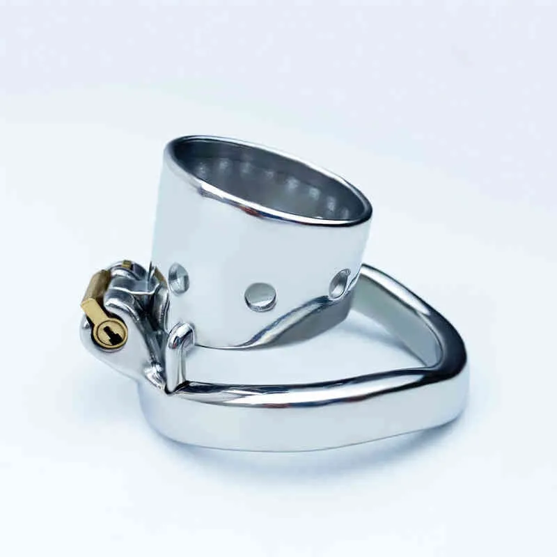 NXY Chastity Device Frrk 98 Arc Ring nowy cylindryczny krótki zamek ze stali nierdzewnej urządzenie męskie 0416