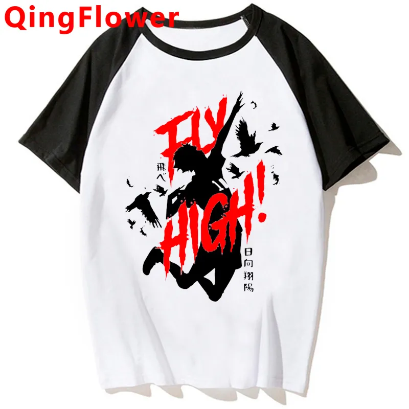 Japońskie anime oya haikyuu t shirt mężczyzn letnie topy kuroo cartoon tshirt karasuno kawaii fly fly graficzne koszulki Mężczyzna 220608