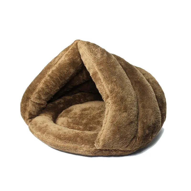 Valp husdjur katt säng för små hund mjuka varma boet kennel sängar grotta hus sovsäck mat kudde tält husdjur vinter 220323