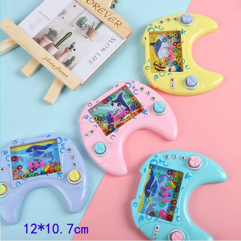 Cultivate Kid Thinking Ability Toys Water Ring Toss baby Handheld Game Machine ParentChild Interactive Game Toy Random Color 220531