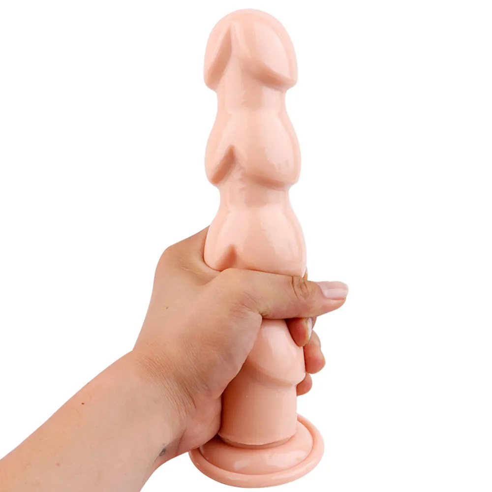 Enorme Grande Dildo Super Grande Perle Anali Forte Ventosa Morbido Silicone Giocattoli sexy Le Donne Masturbazione Femminile Espansione Dell'ano