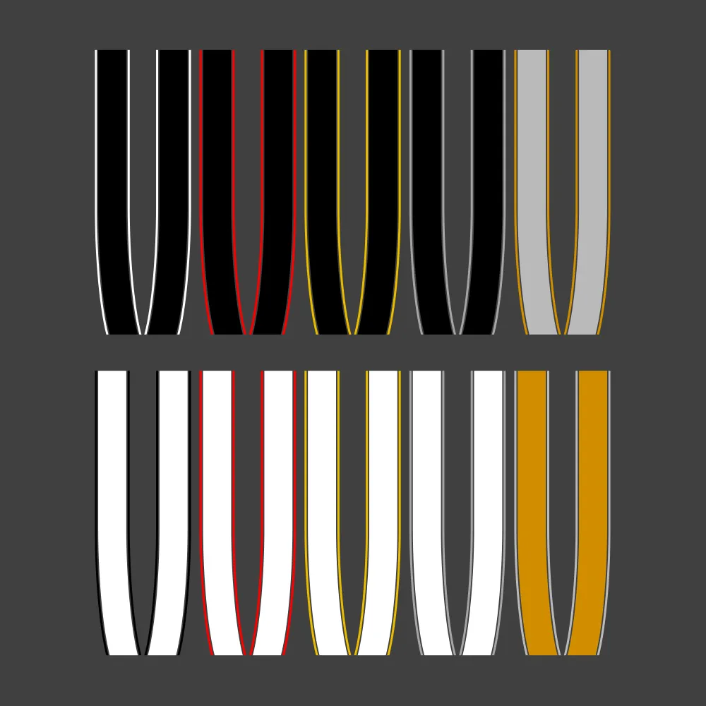 Car Engine Hood Bonnet Sticker Stripes Decals Decor For Mini Cooper S JCW R55 R56 R60 R61 F54 F55 F56 F60 Countryman Accessories8910786