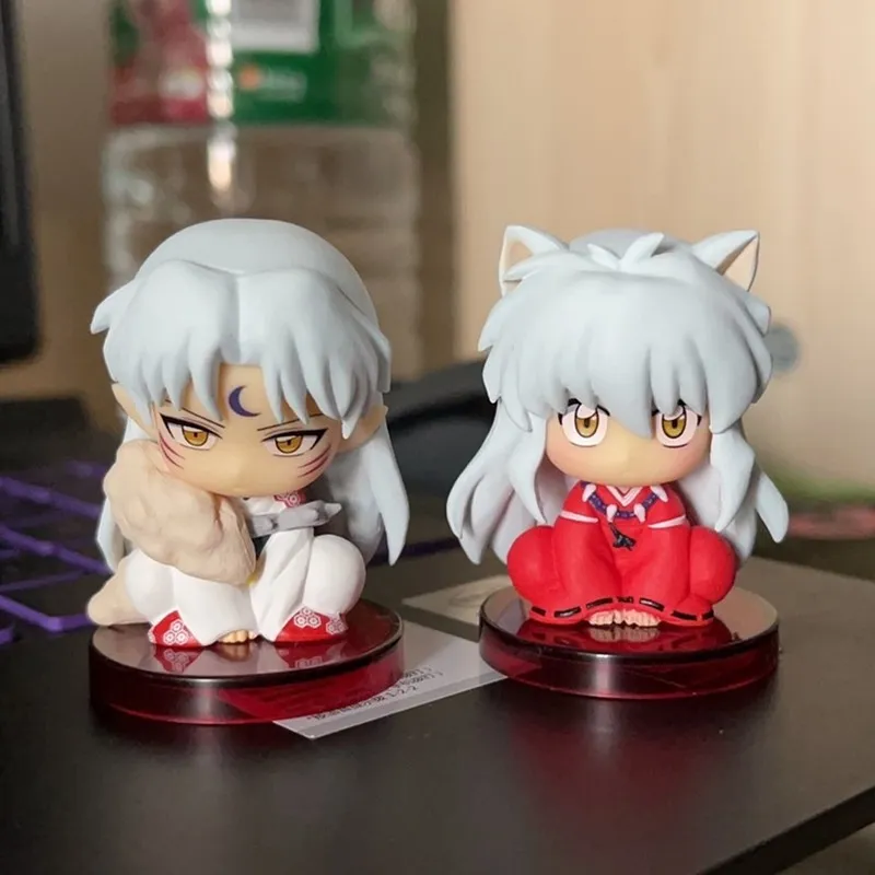 lot inuyasha anime sesshoumaru 45cm pvcアクションフィギュアコレクションモデルドールおもちゃギフト220520