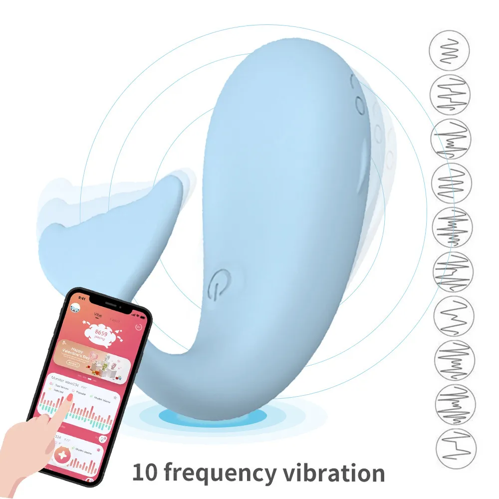 Bluetooths trådlösa trosor vibratorer för kvinnor klitoris stimulator vaginal masturbators app dildos sexiga leksaker för vuxen butik