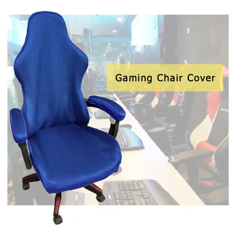 Lange armleuning gaming voor computerbeschermer elastische bureaustoel Strek gesplitste home stoel cover 220609