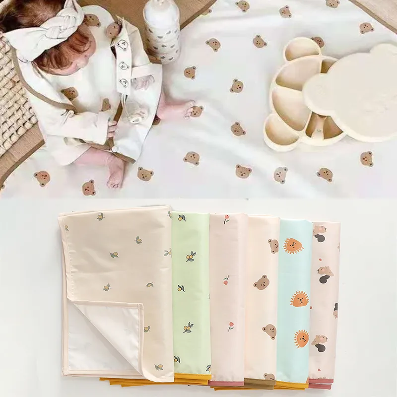 Reusable Baby Changing Mats Cover Baby Diaper Mattress Diaper for born Waterproof Changing Pats Flool Play Mat 220726