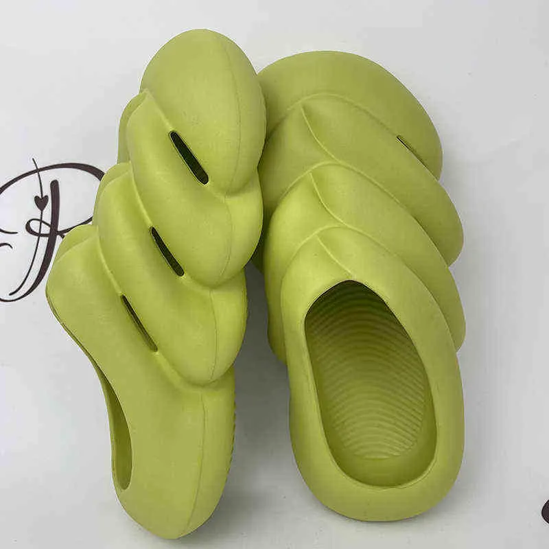 Rimocy Zapatillas de Plataforma con Punta Cerrada Para Mujer Sandalias Diseo Moda Suela Suave Antislizantes Agujeros 220528
