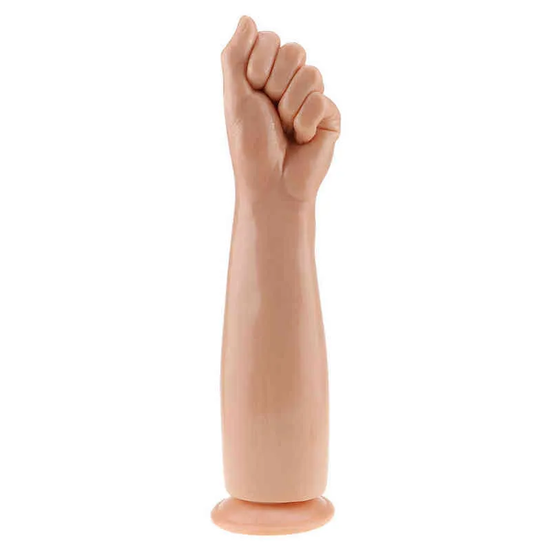 NXY Dildos Sucker Fist Arm Simulation Penis Imitacja Ludzki Anal Expansion Massage Stick Plug 0316