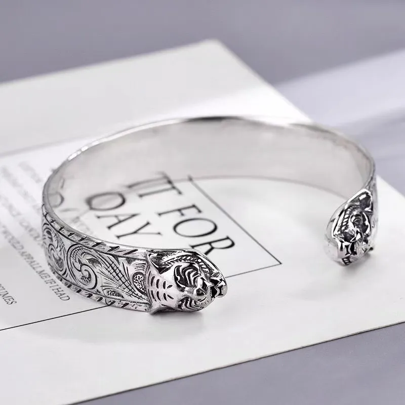 Bracelet en argent 925 avec lettre G aveugle pour bracelets d'amour, adapté aux bijoux pour hommes et femmes, mode simplicité accesso213f