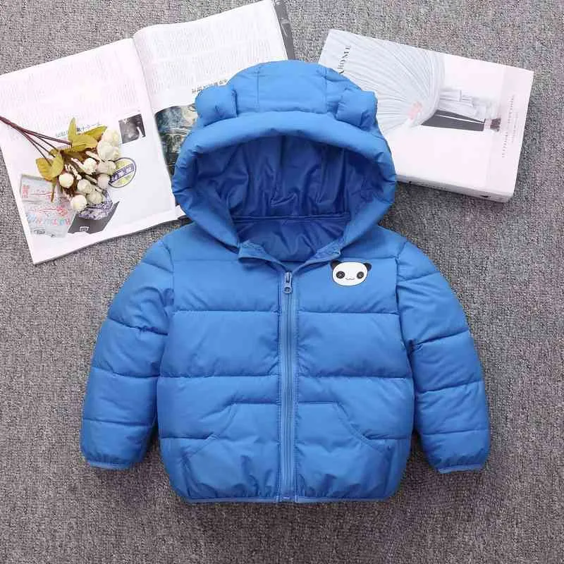 Hiver bébé fille vêtements nouvelle mode dessin animé doudoune pour bébé garçons manteau vêtements pour enfants enfant en bas âge vêtements d'extérieur pour enfants 1-6 ans J220718