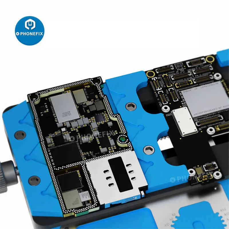 Mijing K23 Pro Universal PCB Holder Double Shaft Jig Fixture för iPhone Samsung Phone PCB IC Chip Motherboard Soldatverktyg H220510