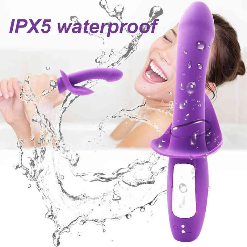 Nxy vibratorer g spot kanin vibrator vuxna sexleksaker för klitoris stimulering med 16 vibrationslägen Dual motoriska kvinnor par laddningsbara 220505