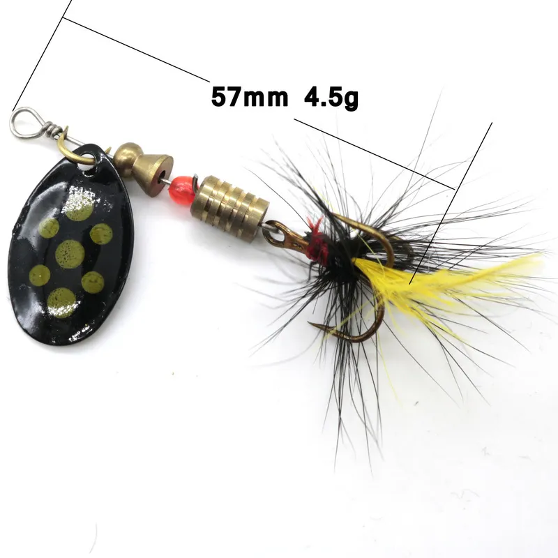 ملعقة معدنية سبينر صيد الأسماك مجموعة spoonbait crankbaits الصيد wobblers ل Pike Crochet Kit الطعم الاصطناعي 220726